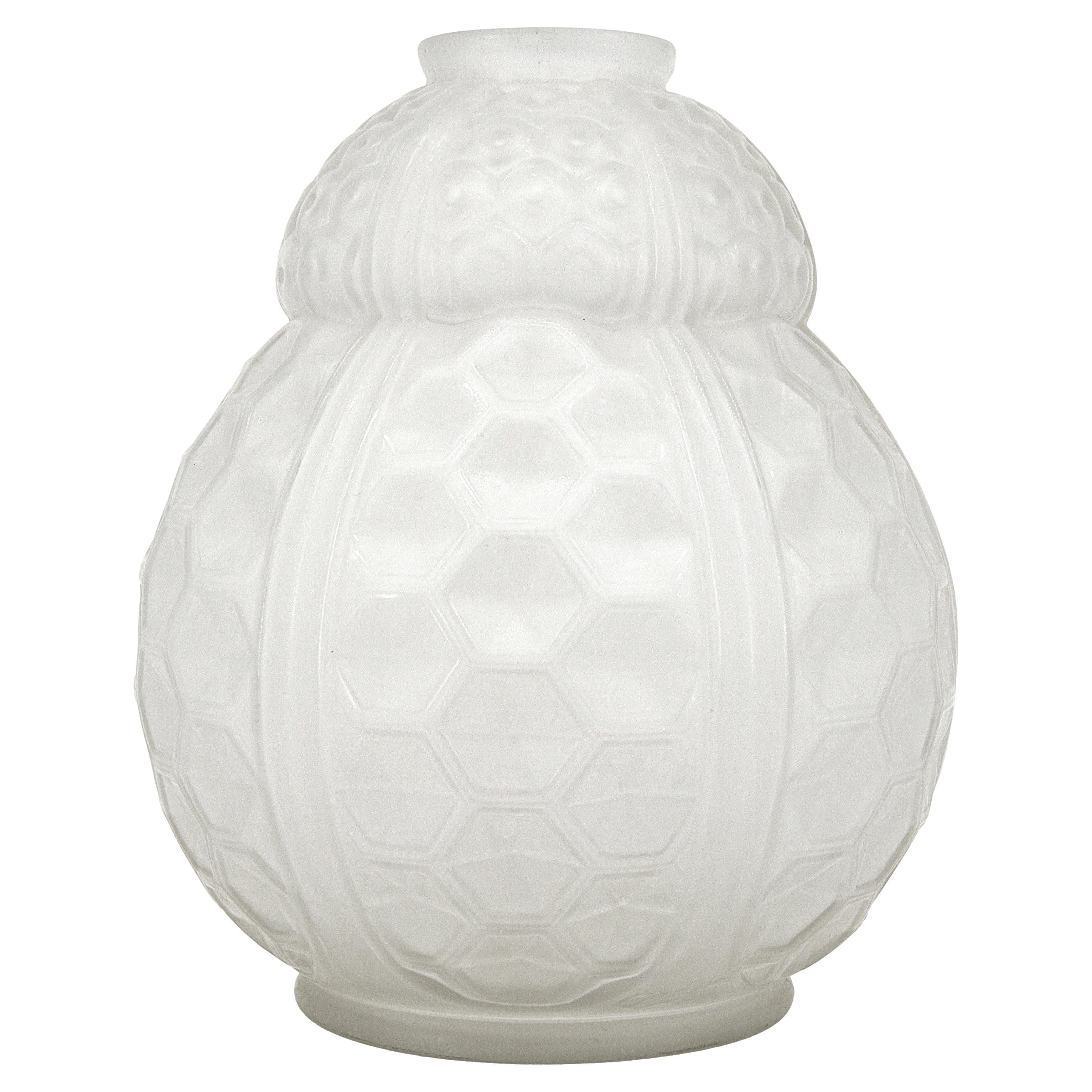 Oreot Grande vaso di vetro francese Art Deco 1920