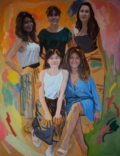 Arte Contemporáneo Ucraniano de Orest Hrystak - Les Demoiselles de Monti