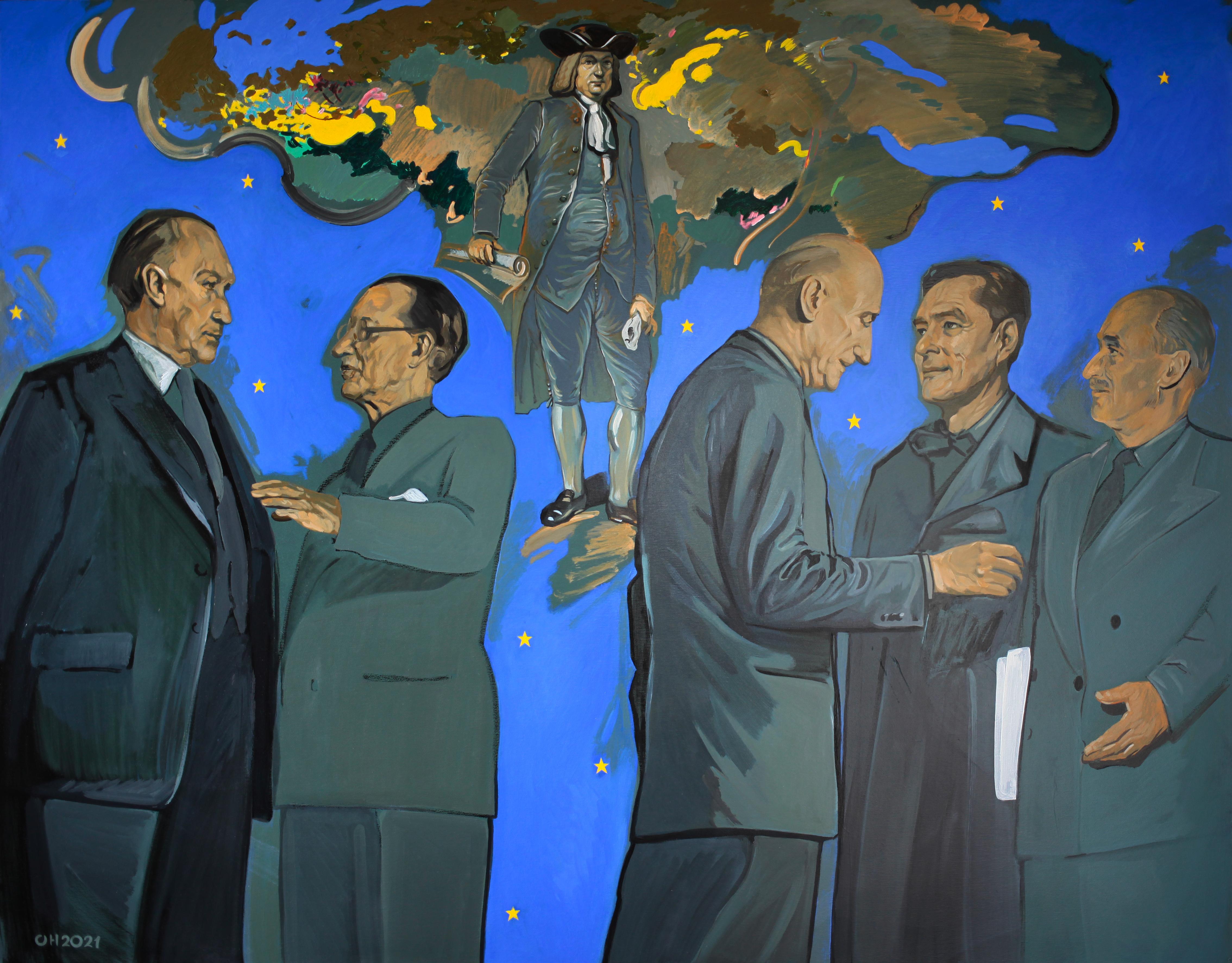 Arte Contemporáneo Ucraniano de Orest Hrystak - Peres Fondateurs d'Europe