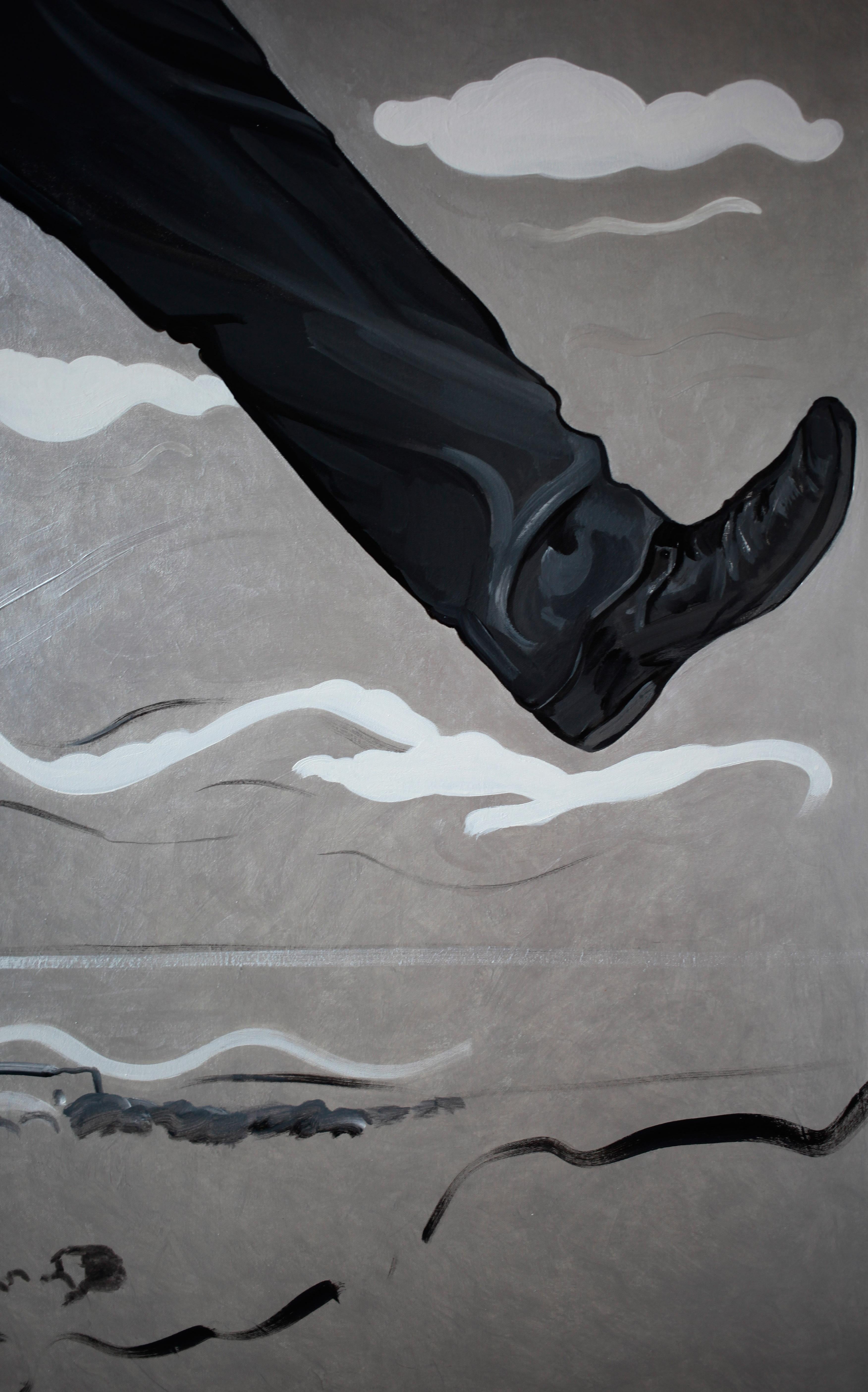 Arte contemporanea ucraina di Orest Hrytsak - Charlie Chaplin in vendita 3