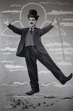 Art contemporain ukrainien d'Orest Hrytsak - Charlie Chaplin