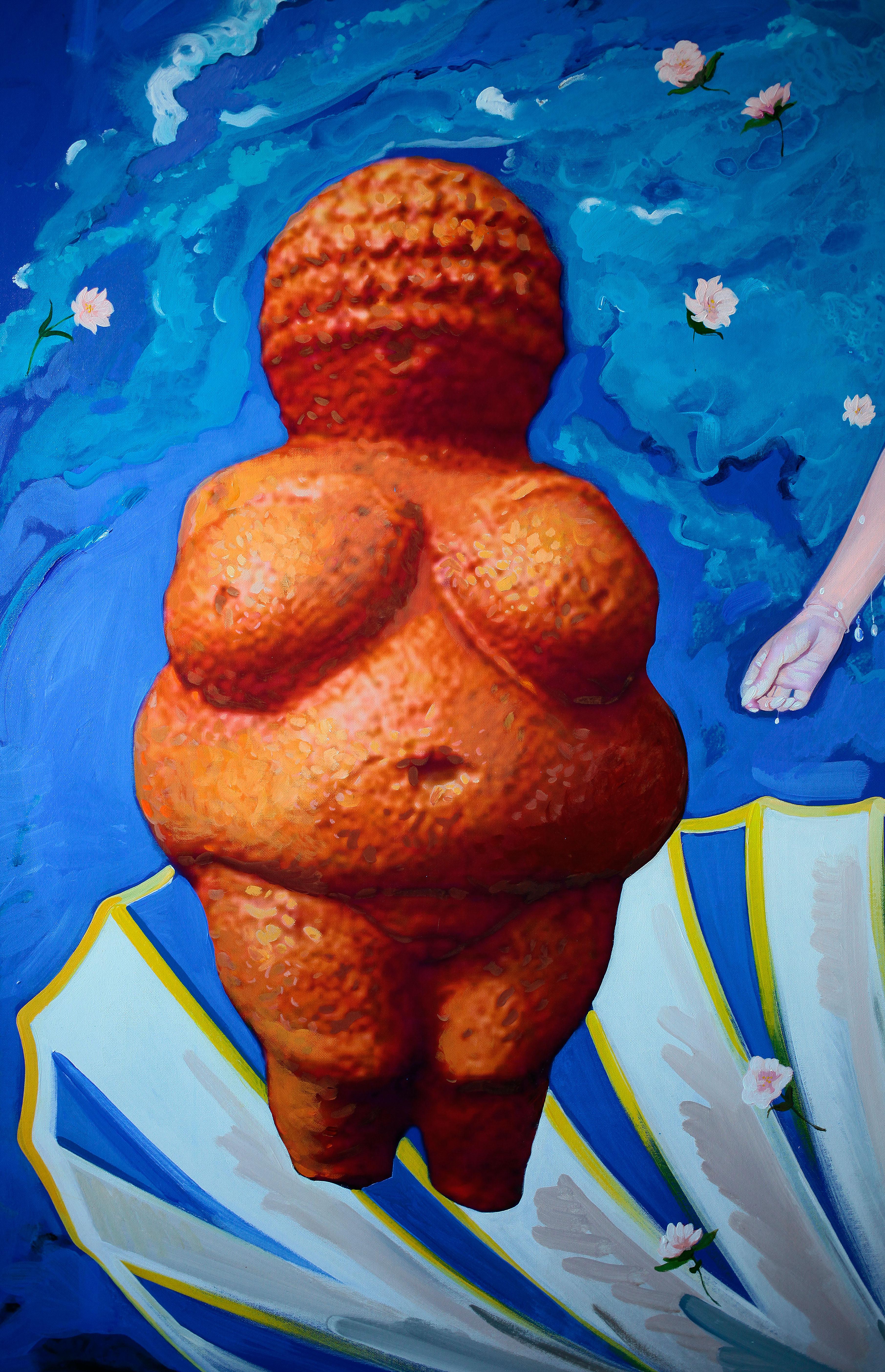 Arte contemporáneo ucraniano de Orest Hrytsak - Kim Kardashian Et Venus en venta 3