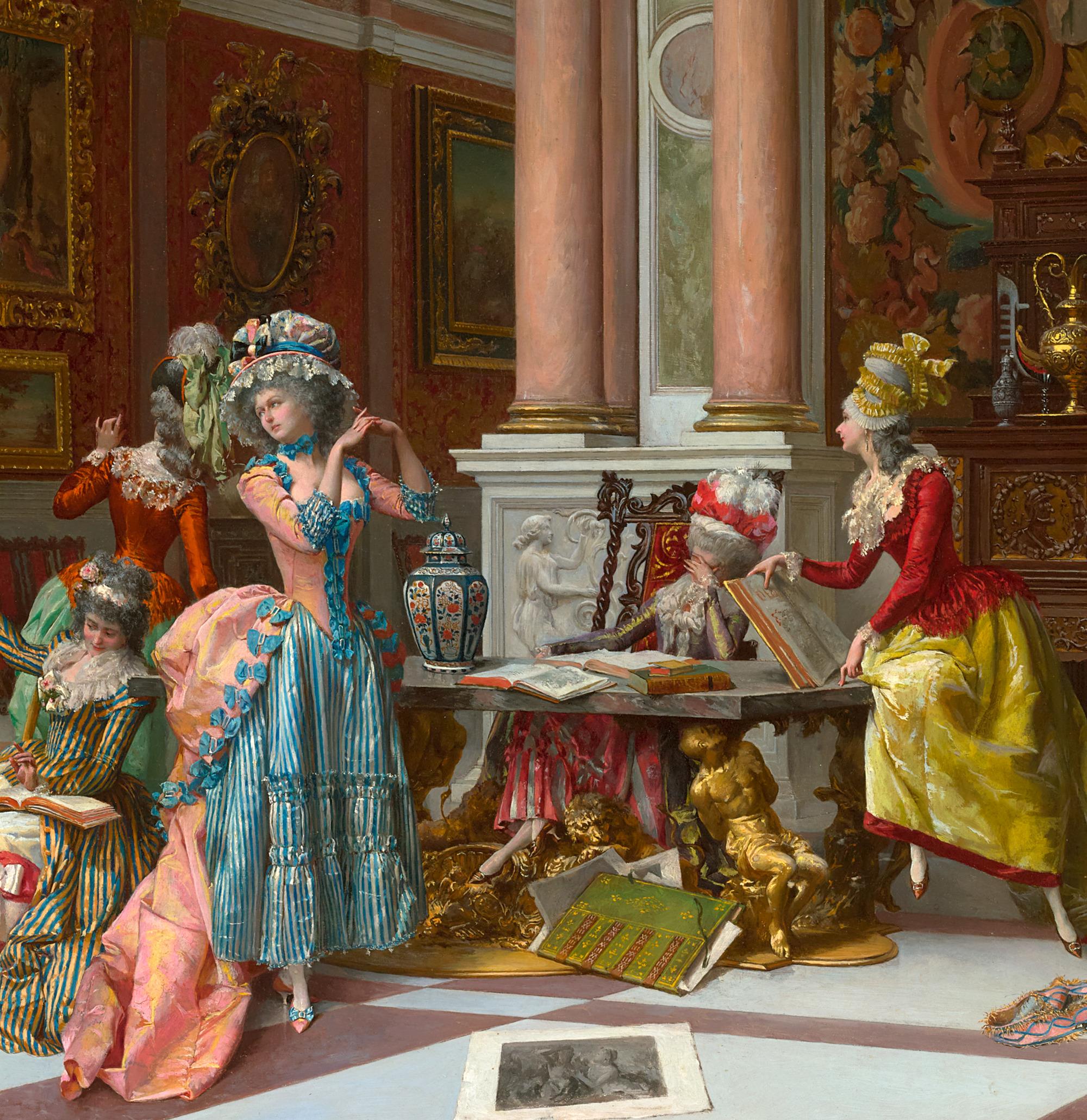 The Unveiling of the Masterpiece by Oreste Cortazzo For Sale 2