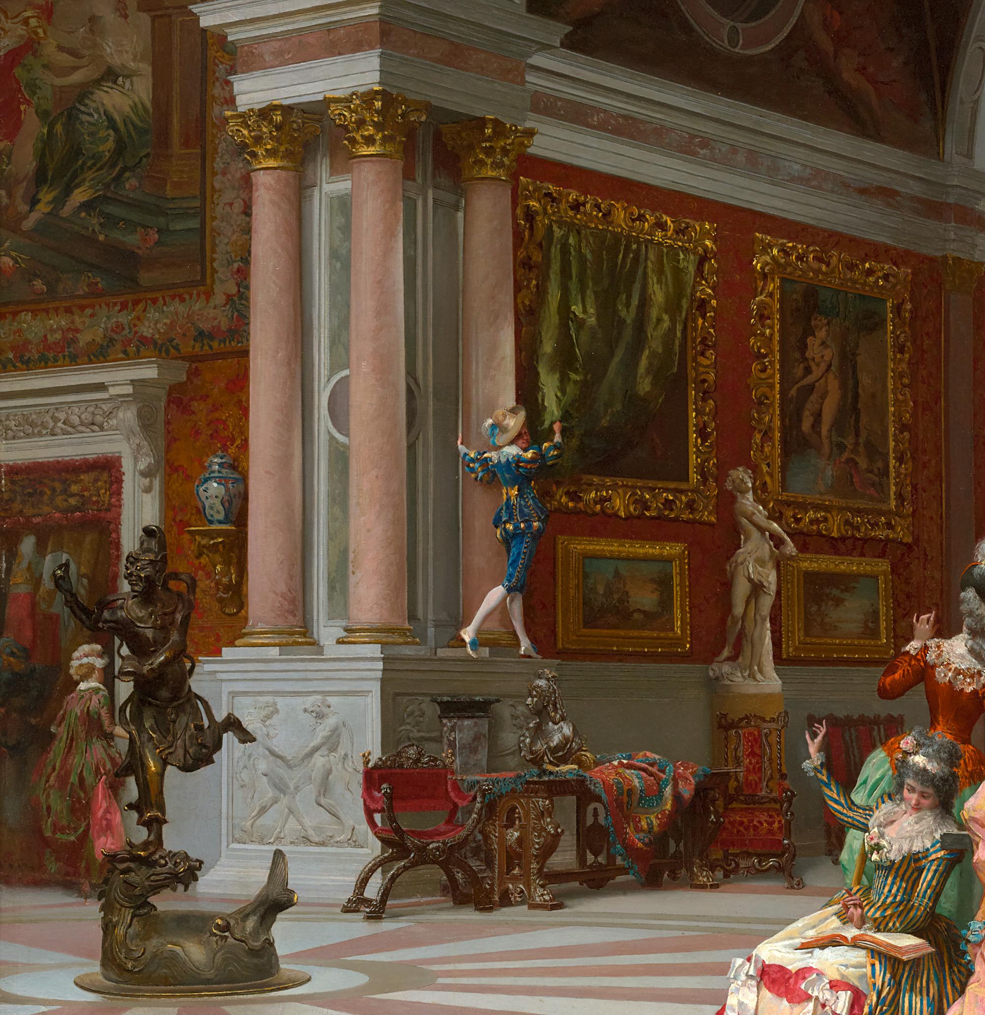 The Unveiling of the Masterpiece by Oreste Cortazzo For Sale 3