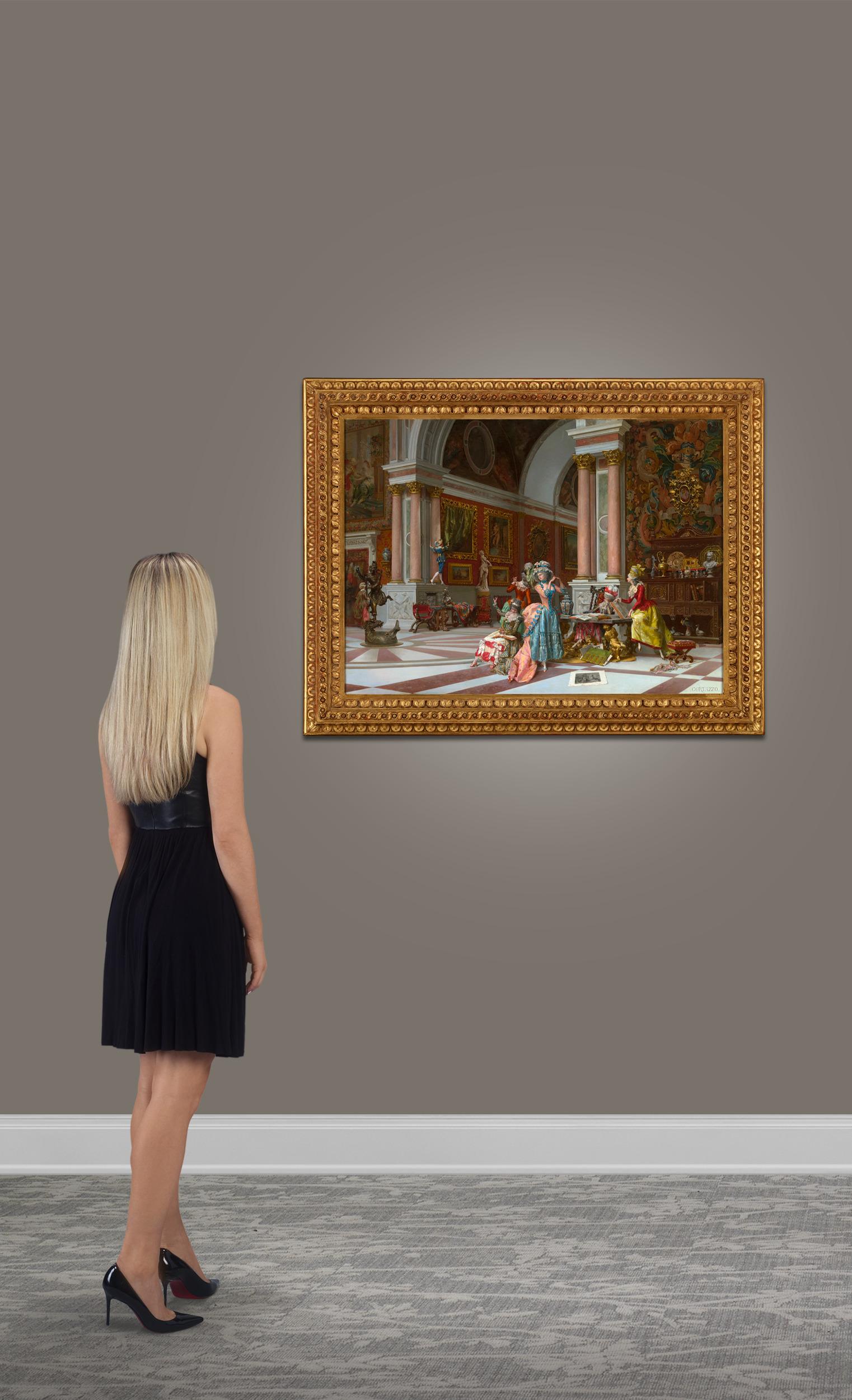 The Unveiling of the Masterpiece by Oreste Cortazzo For Sale 5