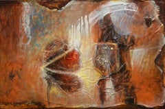 Copper Canyon - Landscape Painting - Acrylic On Canvas By Oreydis