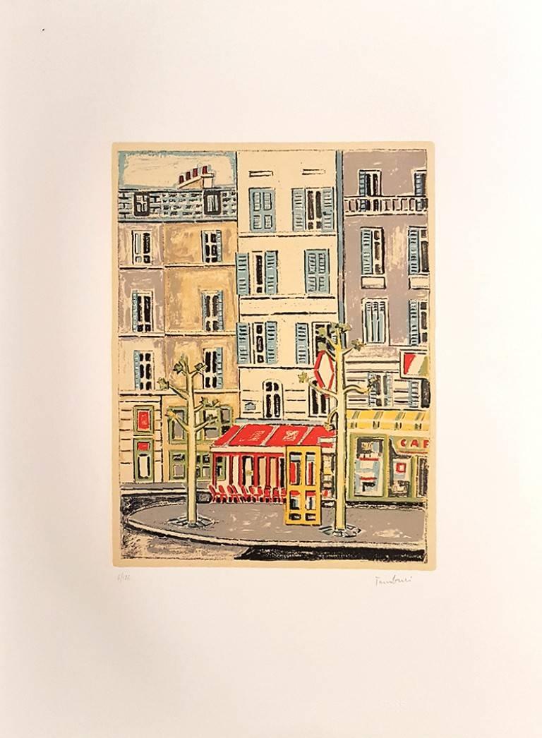 Álbum Parigi - Landscape Print Blanco de Orfeo Tamburi