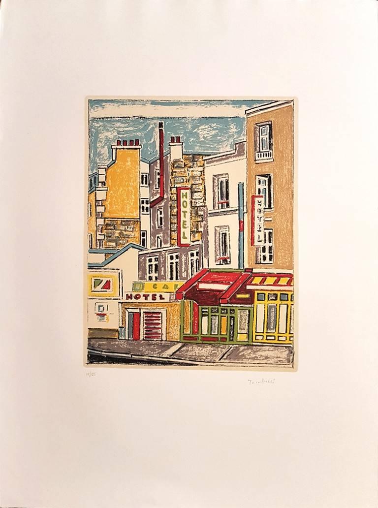 Landscape Print de Orfeo Tamburi - Álbum Parigi