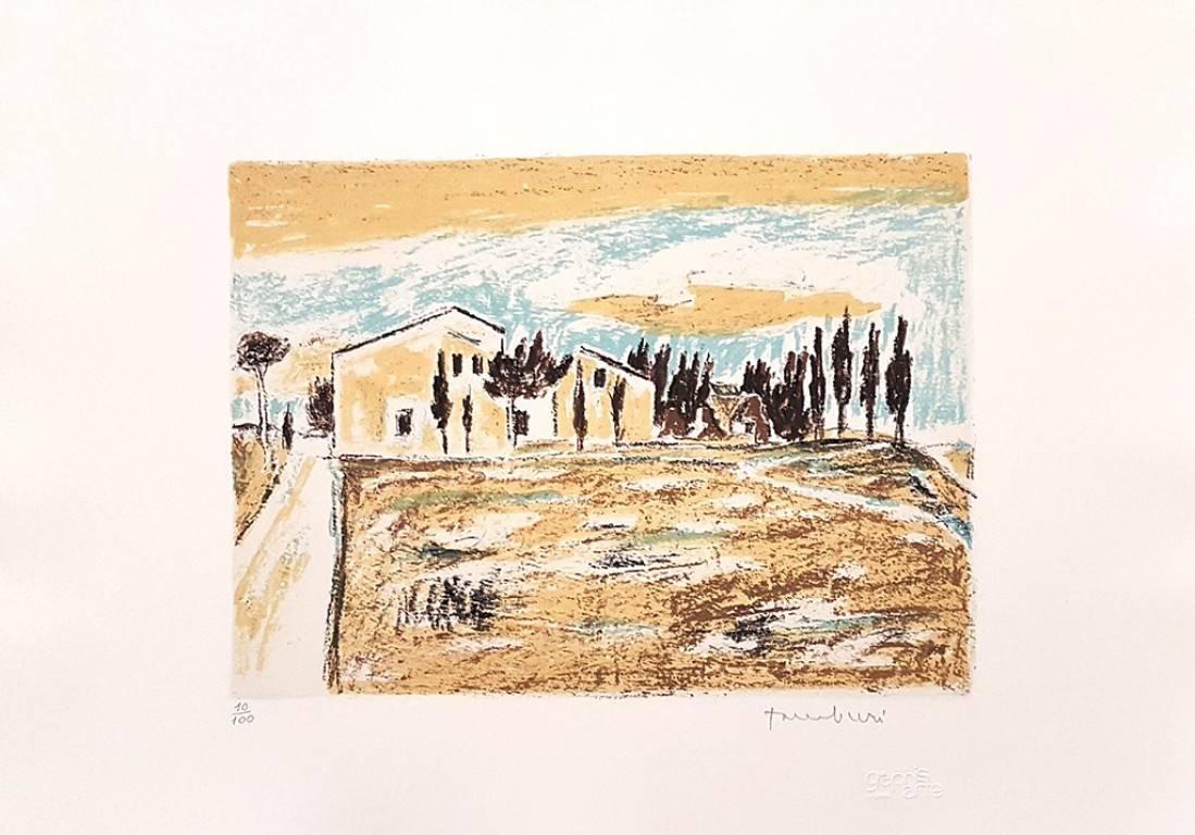Paesaggi di Toscana - Contemporary Print by Orfeo Tamburi