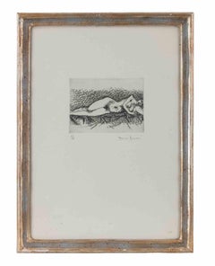 Settembre, una Donna - Etching by Orfeo Tamburi - 1971