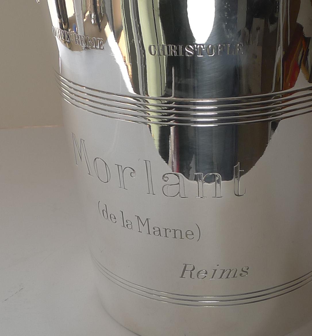 Orfevrerie Christofle Champagne Bucket for Morlant, Reims, C.1930 In Good Condition In Bath, GB