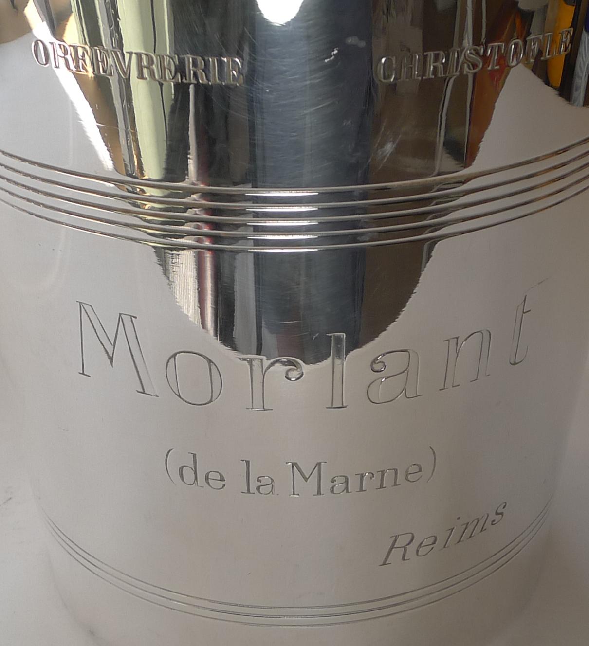 Orfevrerie Christofle Champagne Bucket for Morlant, Reims, C.1930 2