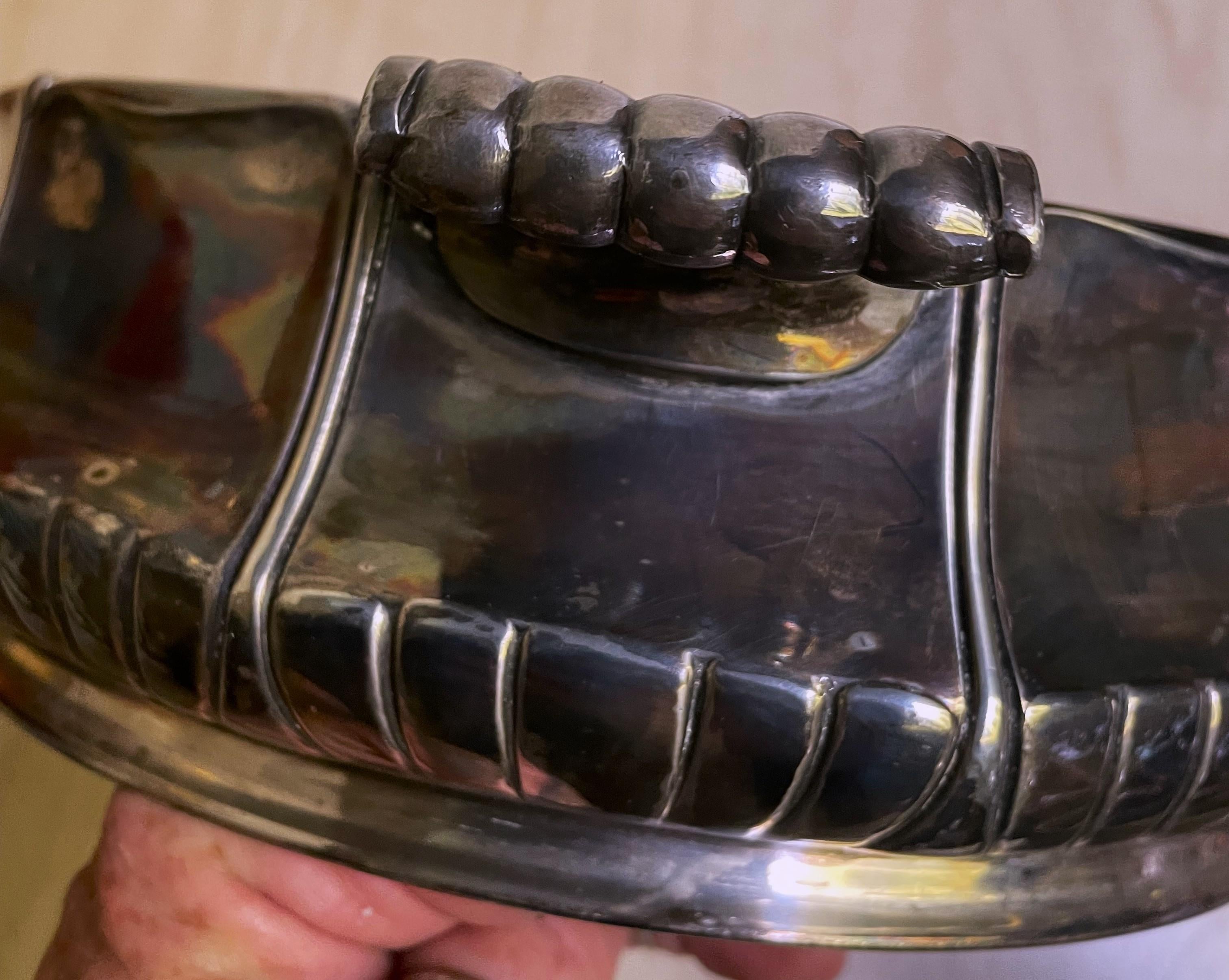 Orfèvrerie Gallia Art Nouveau Christofle Silverplate Lg Serving/Display Bowl in vendita 5