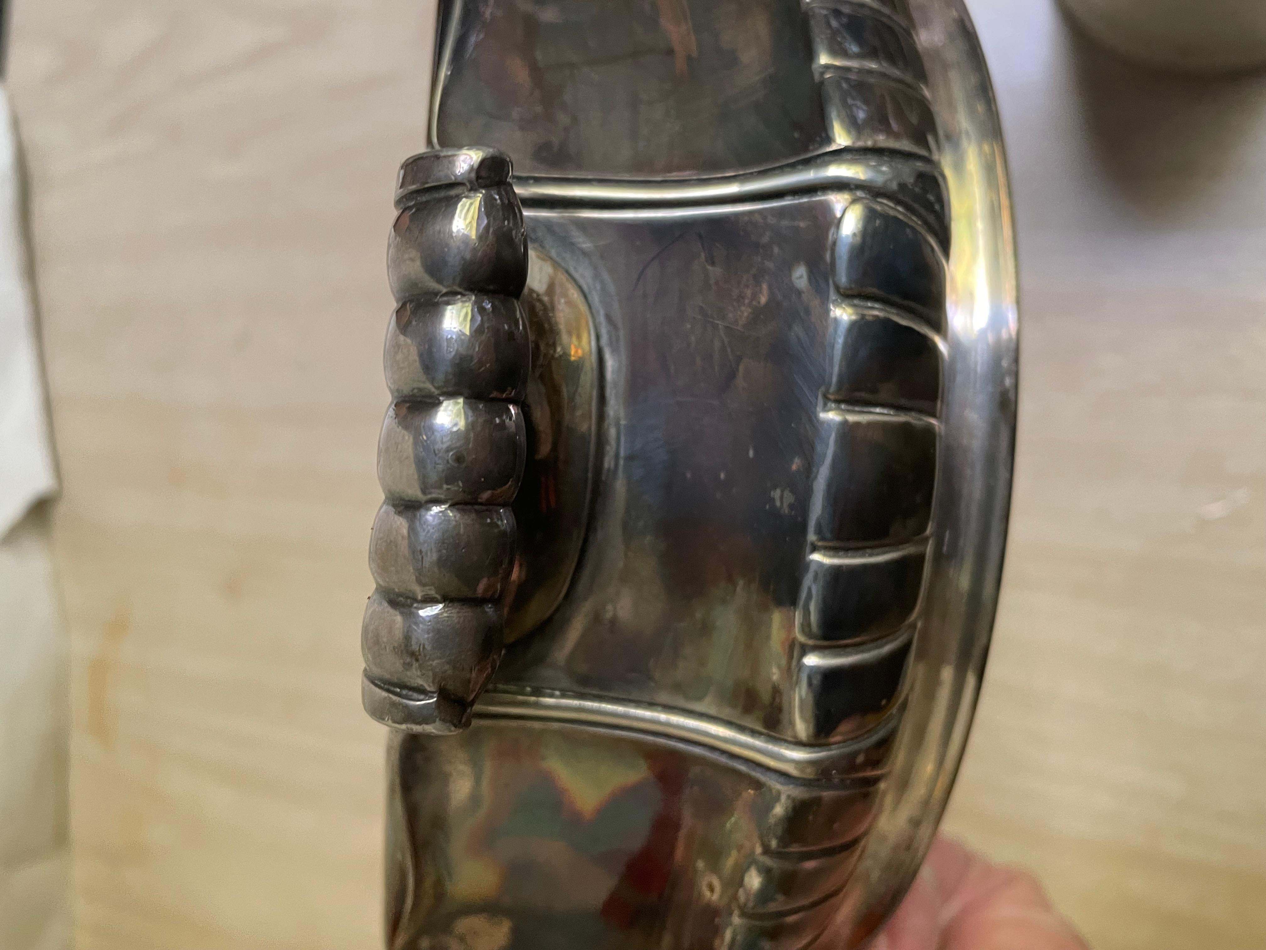 Orfèvrerie Gallia Art Nouveau Christofle Silverplate Lg Serving/Display Bowl in vendita 6
