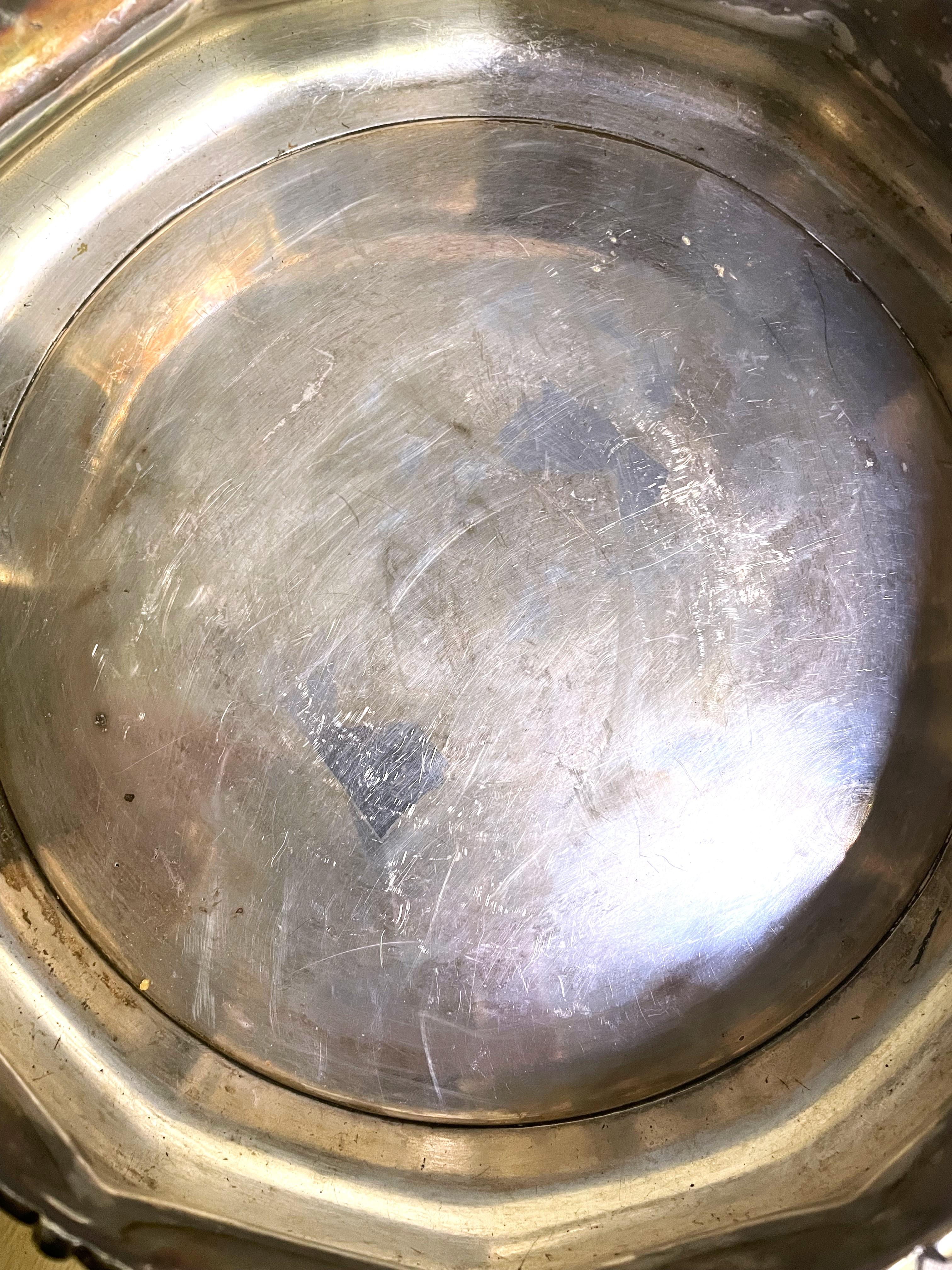 Orfèvrerie Gallia Art Nouveau Christofle Silverplate Lg Serving/Display Bowl in vendita 10