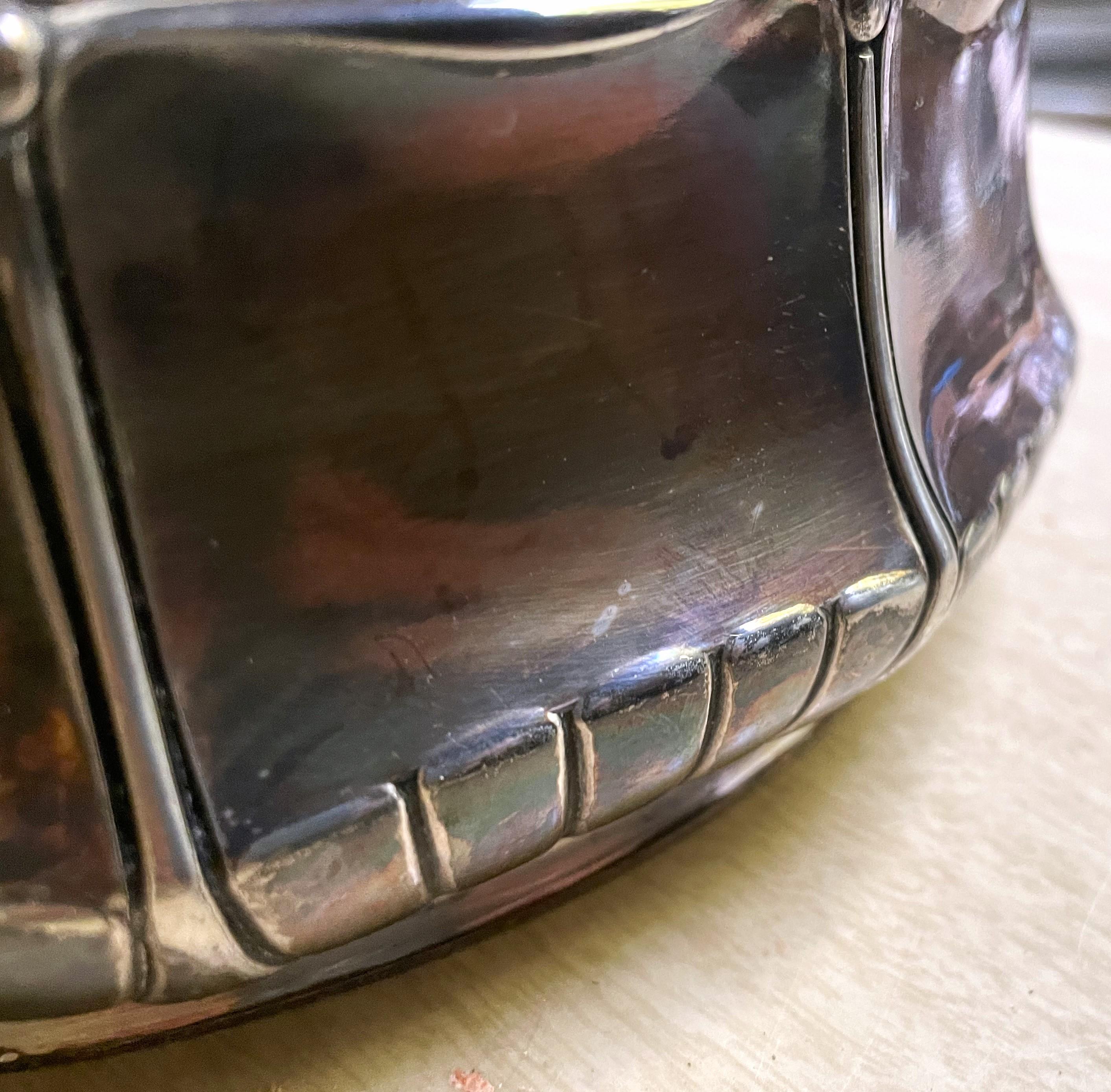 Orfèvrerie Gallia Art Nouveau Christofle Silverplate Lg Serving/Display Bowl in vendita 12