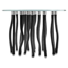 Org Coffee Table in Black and transparent glass by Fabio Novembre for Cappellini