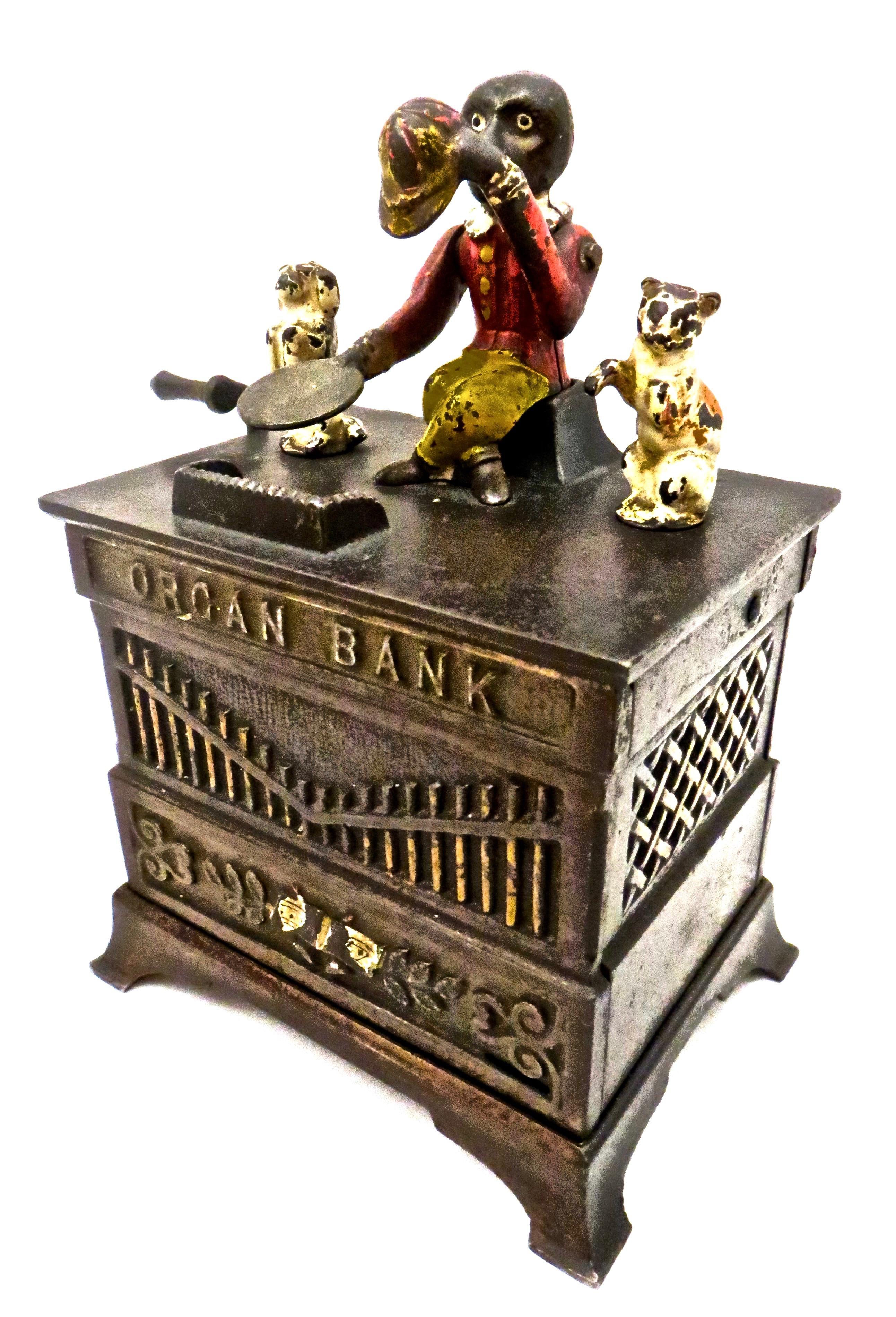 This American cast iron bank known as 