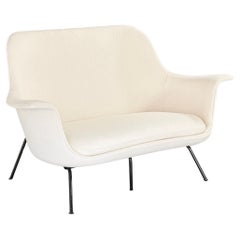 Vintage Organic 2-seater sofa designed by Hans Bellmann for Straessle & Soehne 1950ies