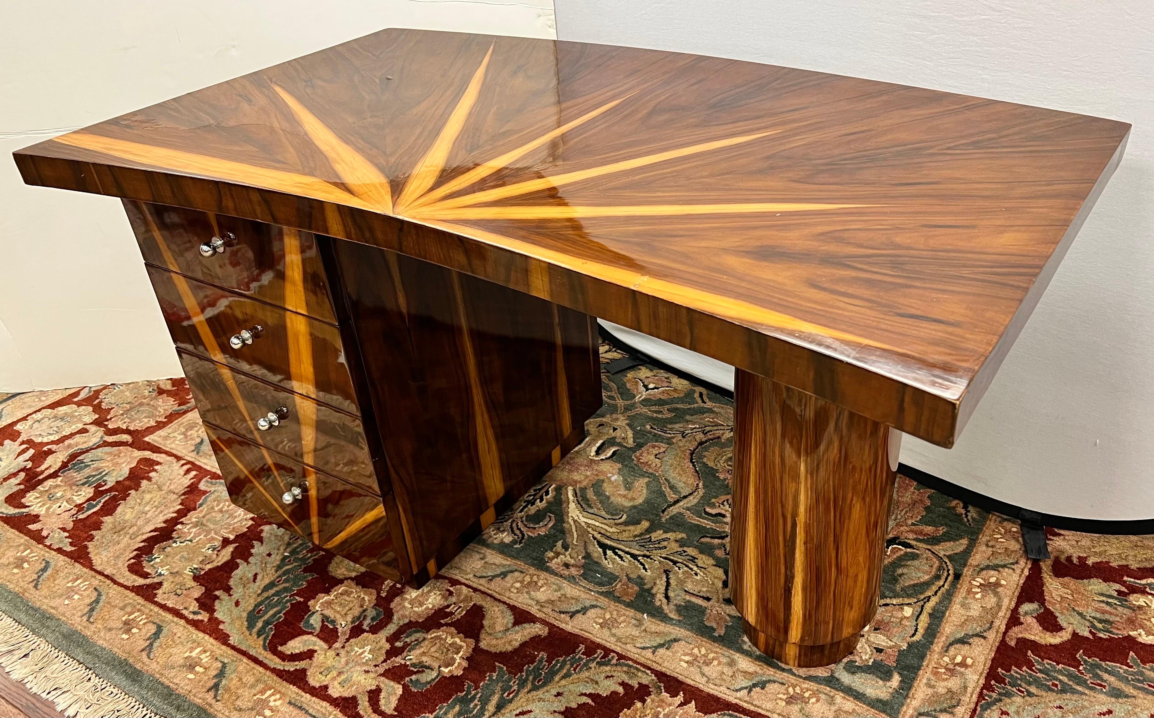 Organic 20th Century Art Deco Desk Writing Table 1