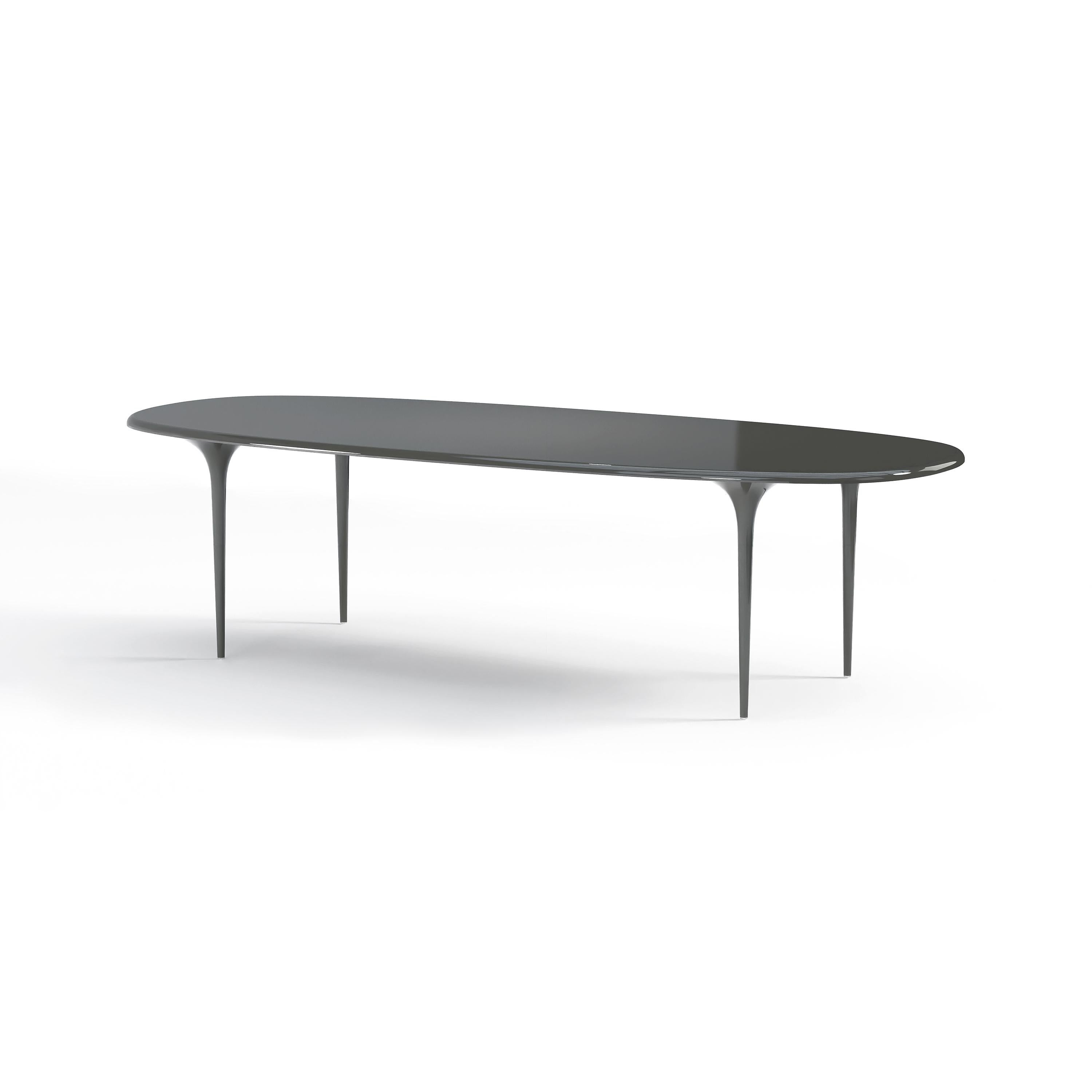 italien Table de salle à manger ovale Organic 280 par Sphaus en vente