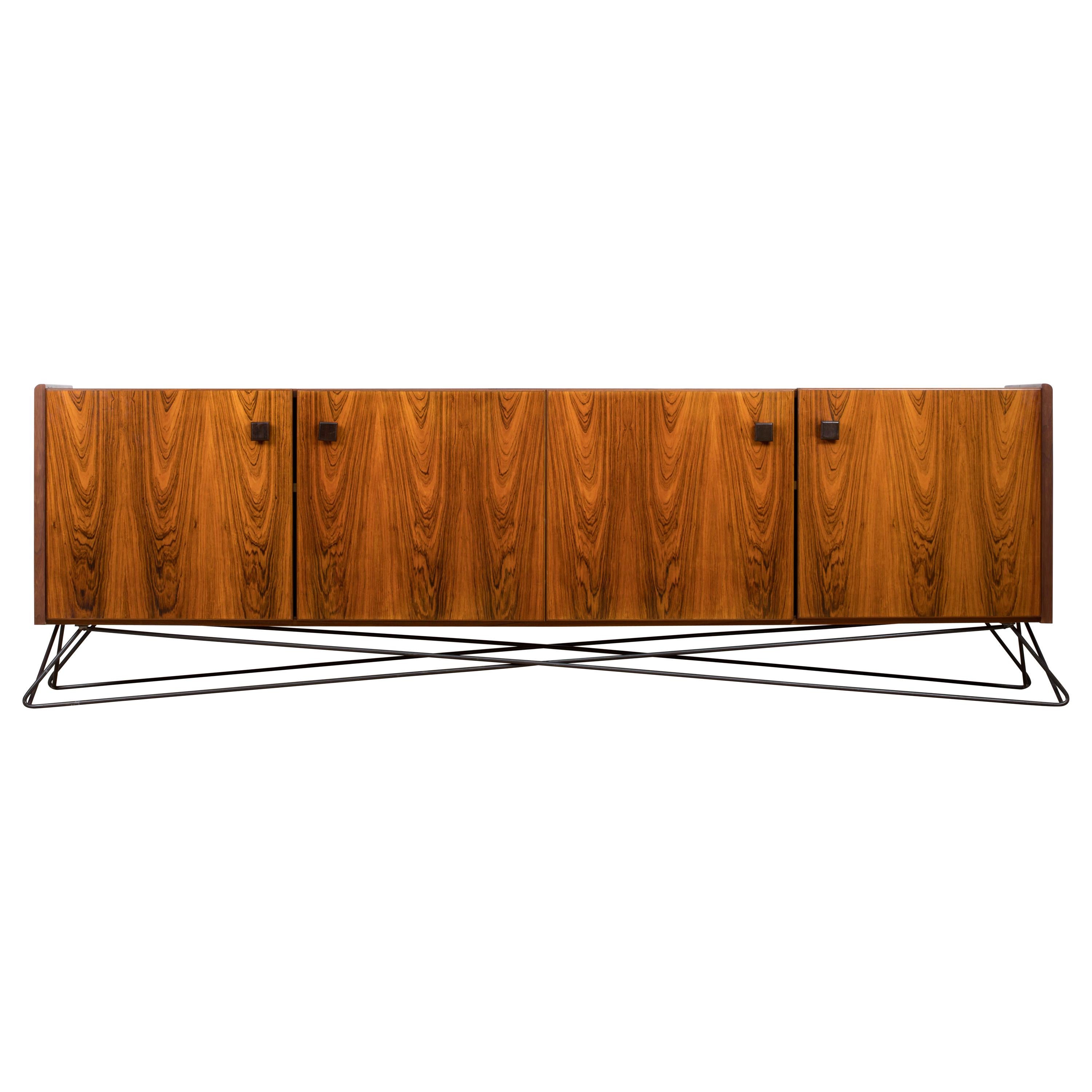 Organic and Minimalist Design Walnut Sideboard