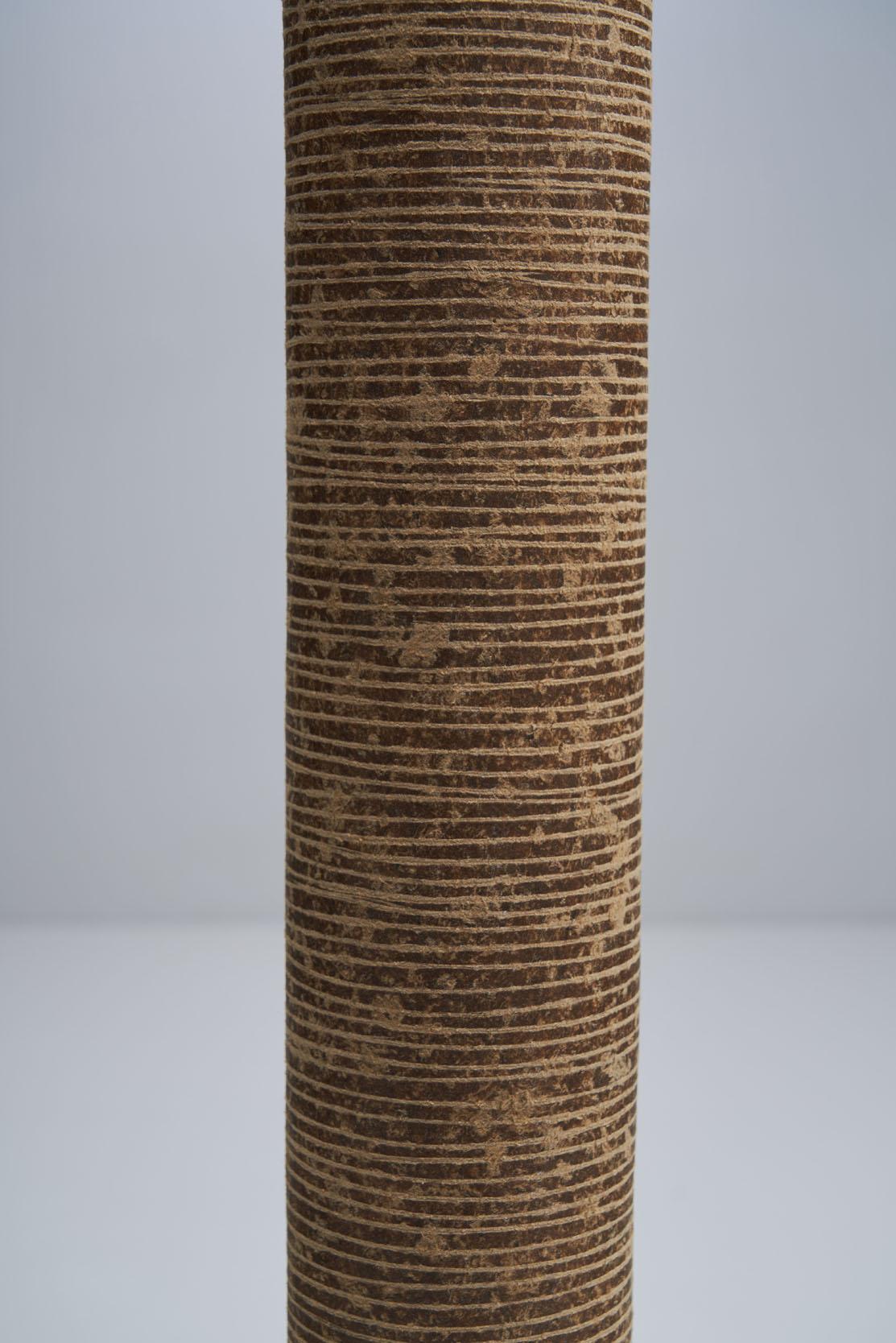 Organic Anfora Vase by Brazilian Designer Domingos Tótora, Large Ribbed For Sale 7
