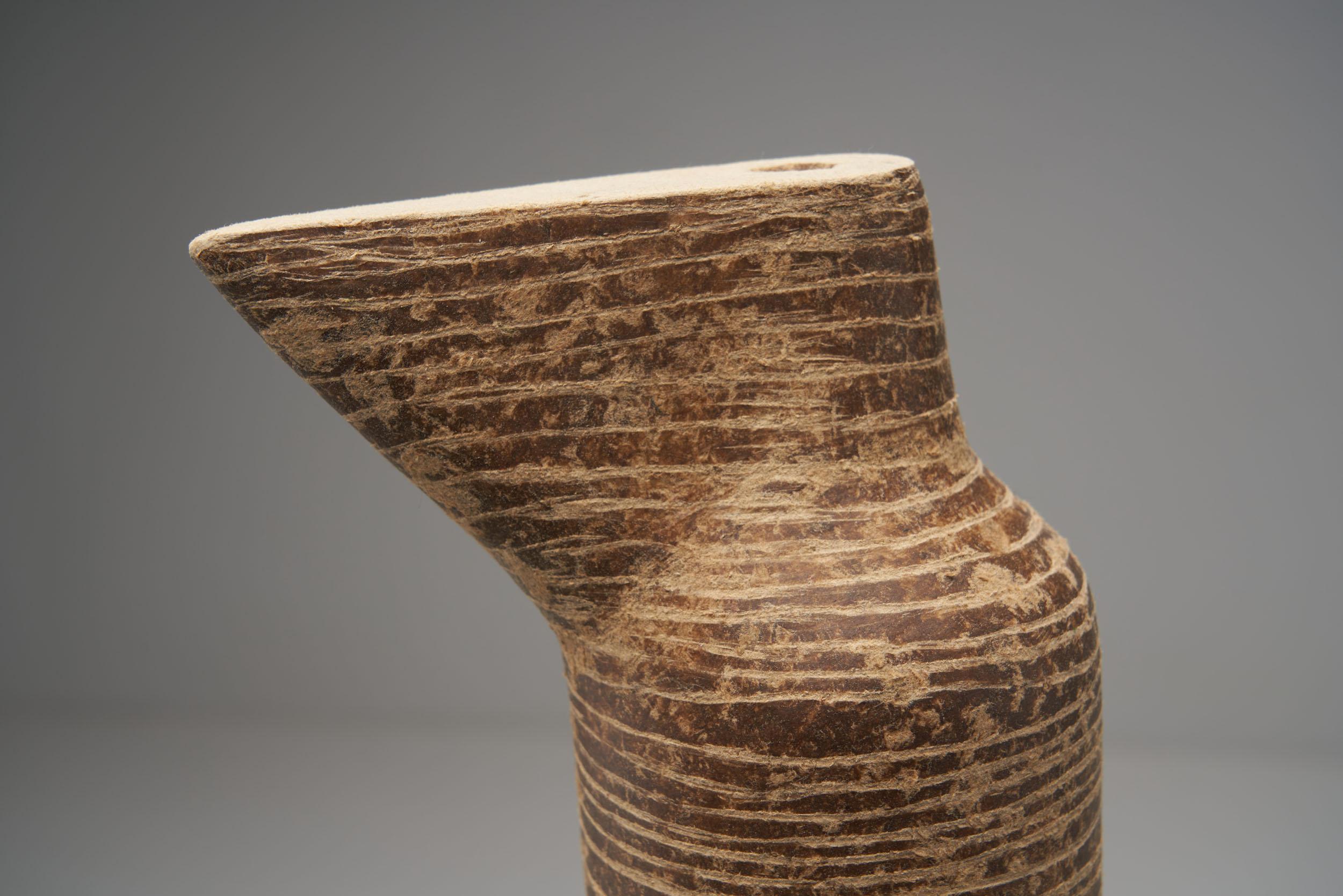 Organische Vase Anfora des brasilianischen Designers Domingos Tótora, Medium mit Ausguss im Angebot 5