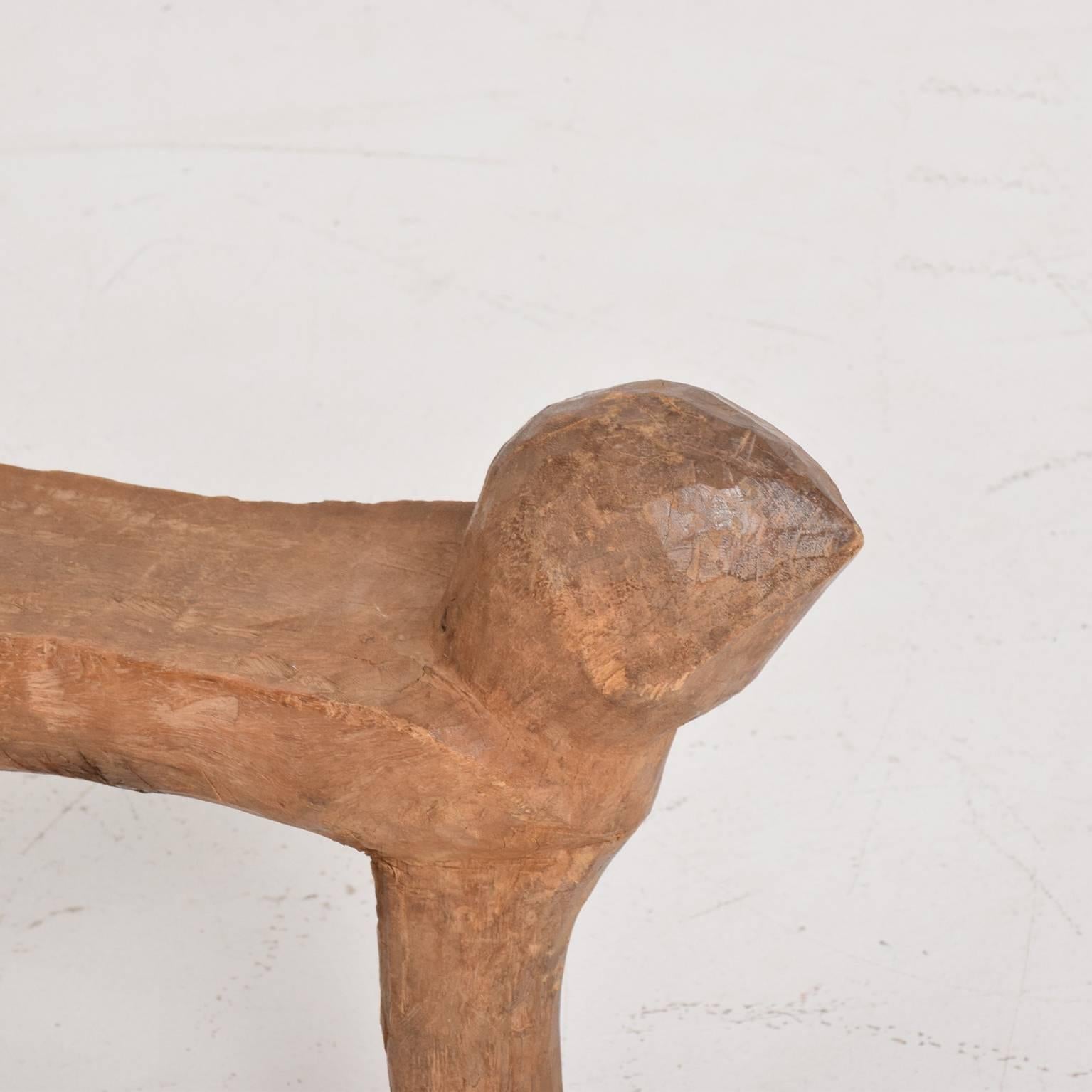 Organic Animal Wood Sculpture, Side Table Stool 2