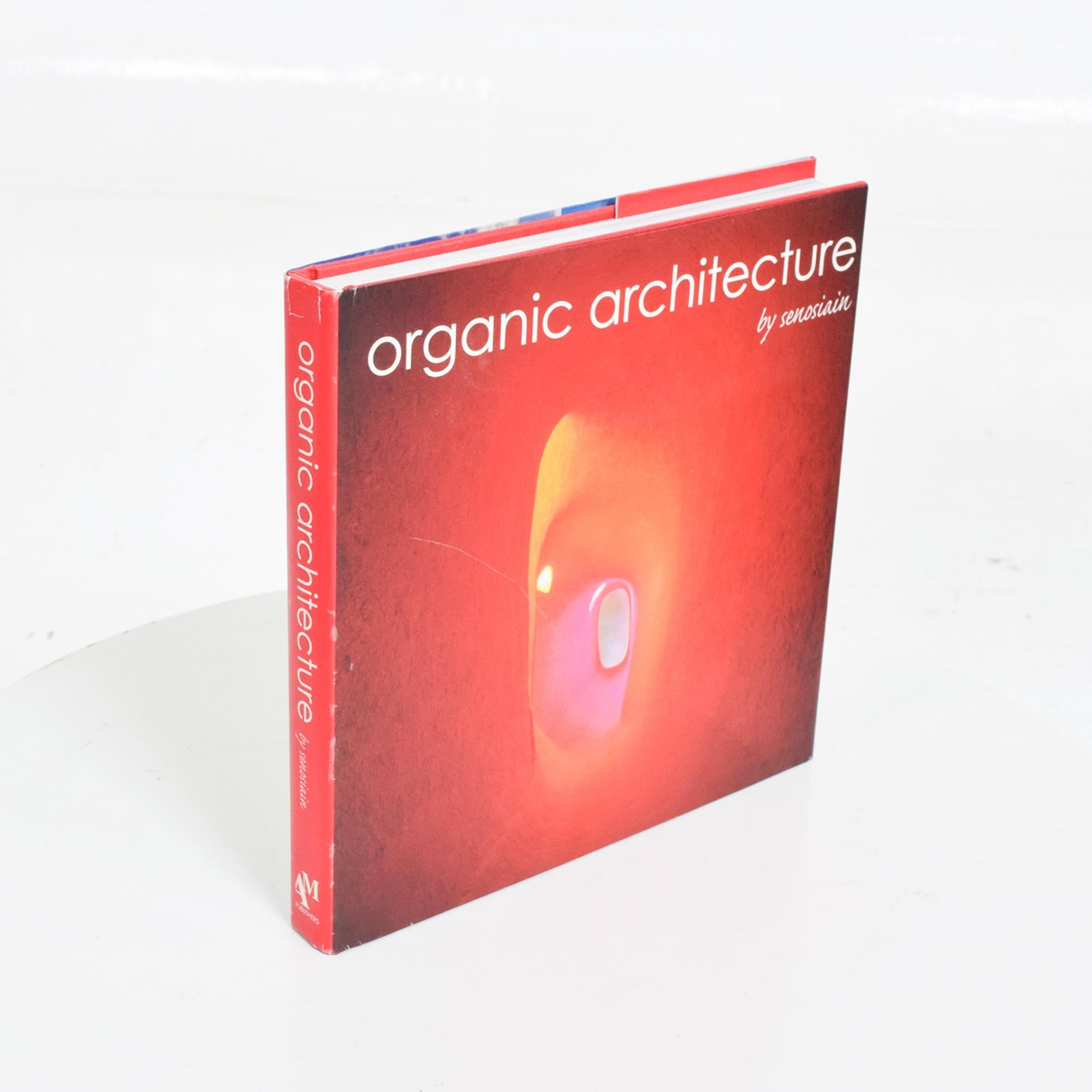 Organique Javier Senosiain Organic Architecture Hardcover Book  en vente