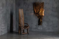 Wandleuchter aus organischem Kunsthandwerk, Frankreich, 20. Jahrhundert