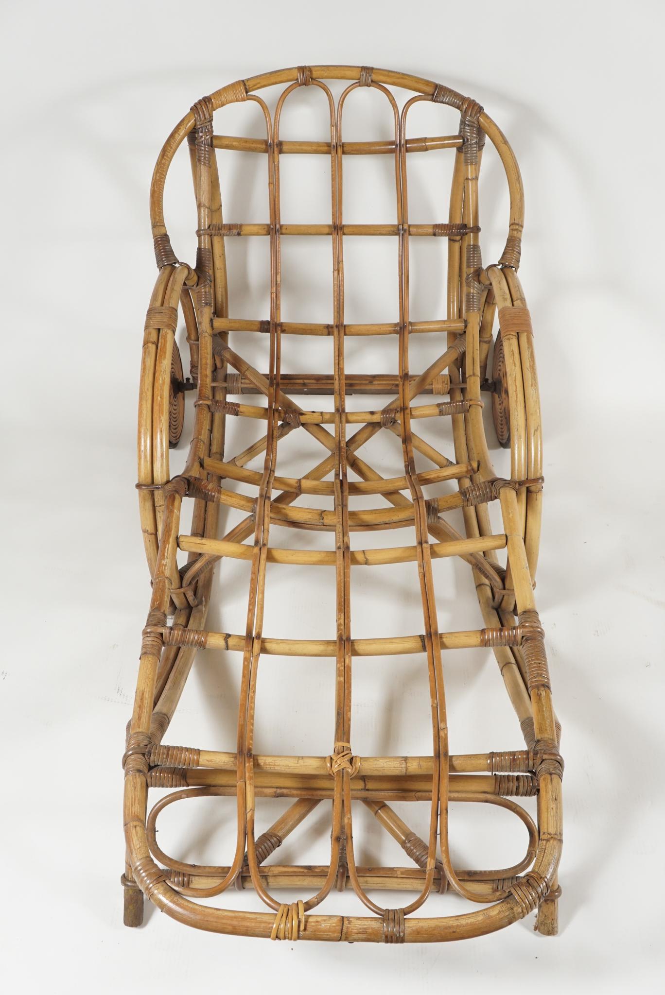 American Organic Bamboo Chaise Longue