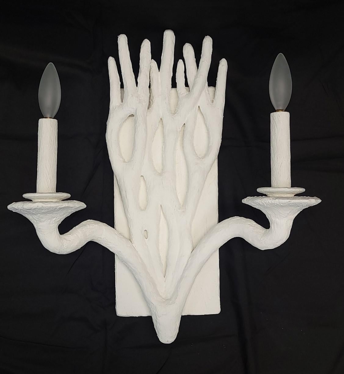 Organic Branch Design with Dual Candle Lights For Sale 4