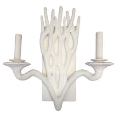 Organisches Branch-Design mit Dual Candle Lights