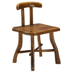 Organic Brutalist Chair in Maple