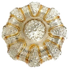 Organic Bubble Glass Limburg Flush Mount Ceiling Light, 1960s