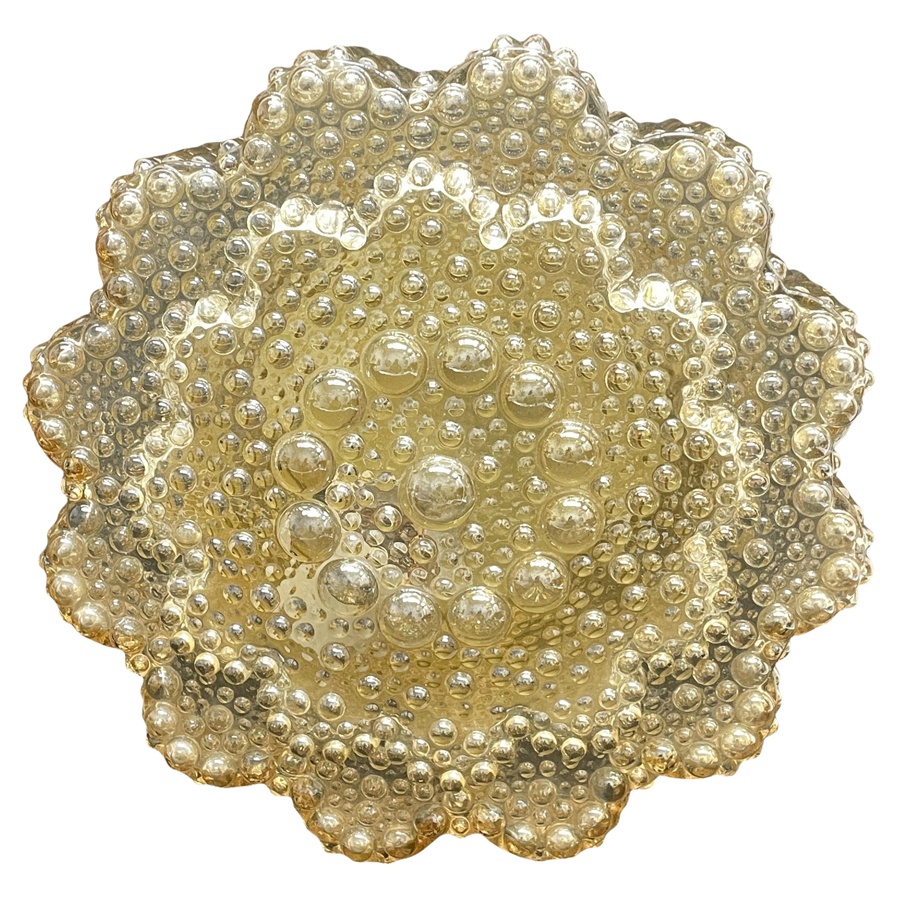 Unique Frosted Bubble Light Flush Mount at 1stDibs