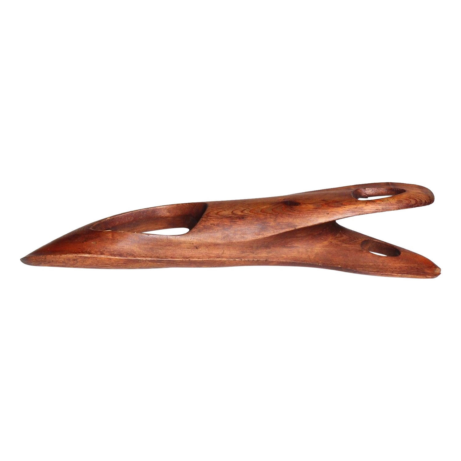 Sculpture en pin sculpté organique des États-Unis en vente