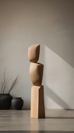 Escultura orgánica de madera tallada de Joel Escalona Bodegón nº 108