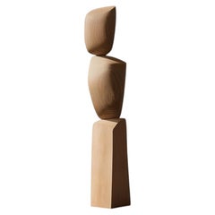 Escultura orgánica de madera tallada de Joel Escalona Bodegón nº 108