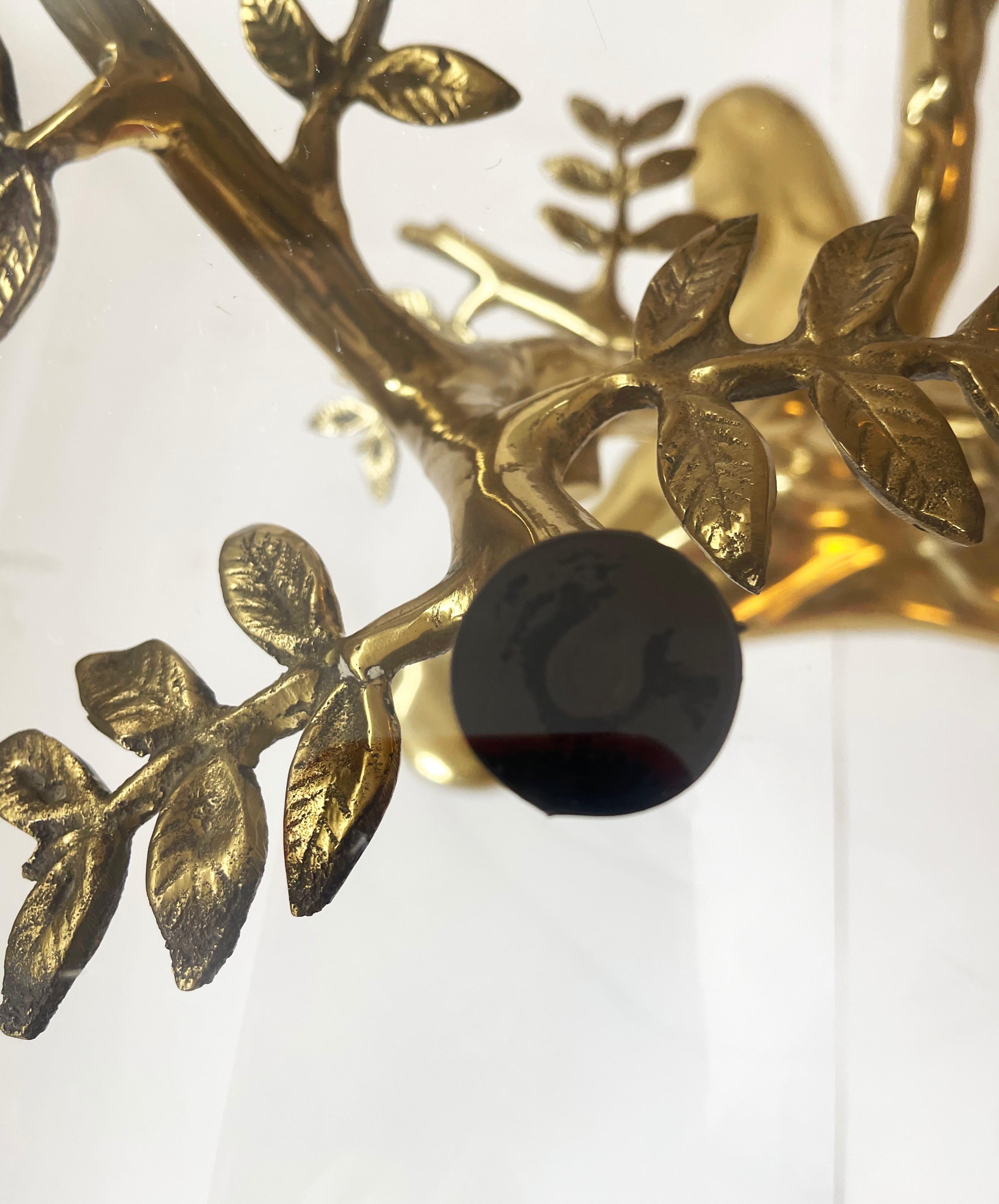Late 20th Century Organic Cast Brass 'Bonsai Tree' Coffee Table in the Style of Willy Daro For Sale