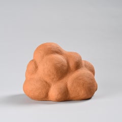 Organic ceramic sculpture, circa 1970.