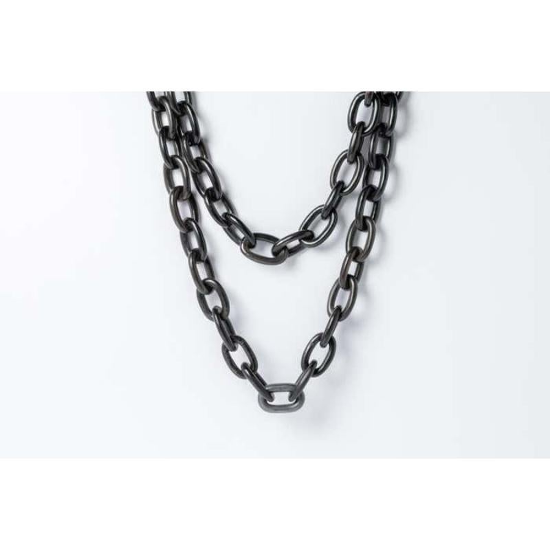 All organic chain is carved by hand. Chains made from horn is modeled and constructed into chain links
The Charm System is an interrelated group of products that can be mixed and matched or worn individually.
Chain link size (L  × H): 33 mm  24