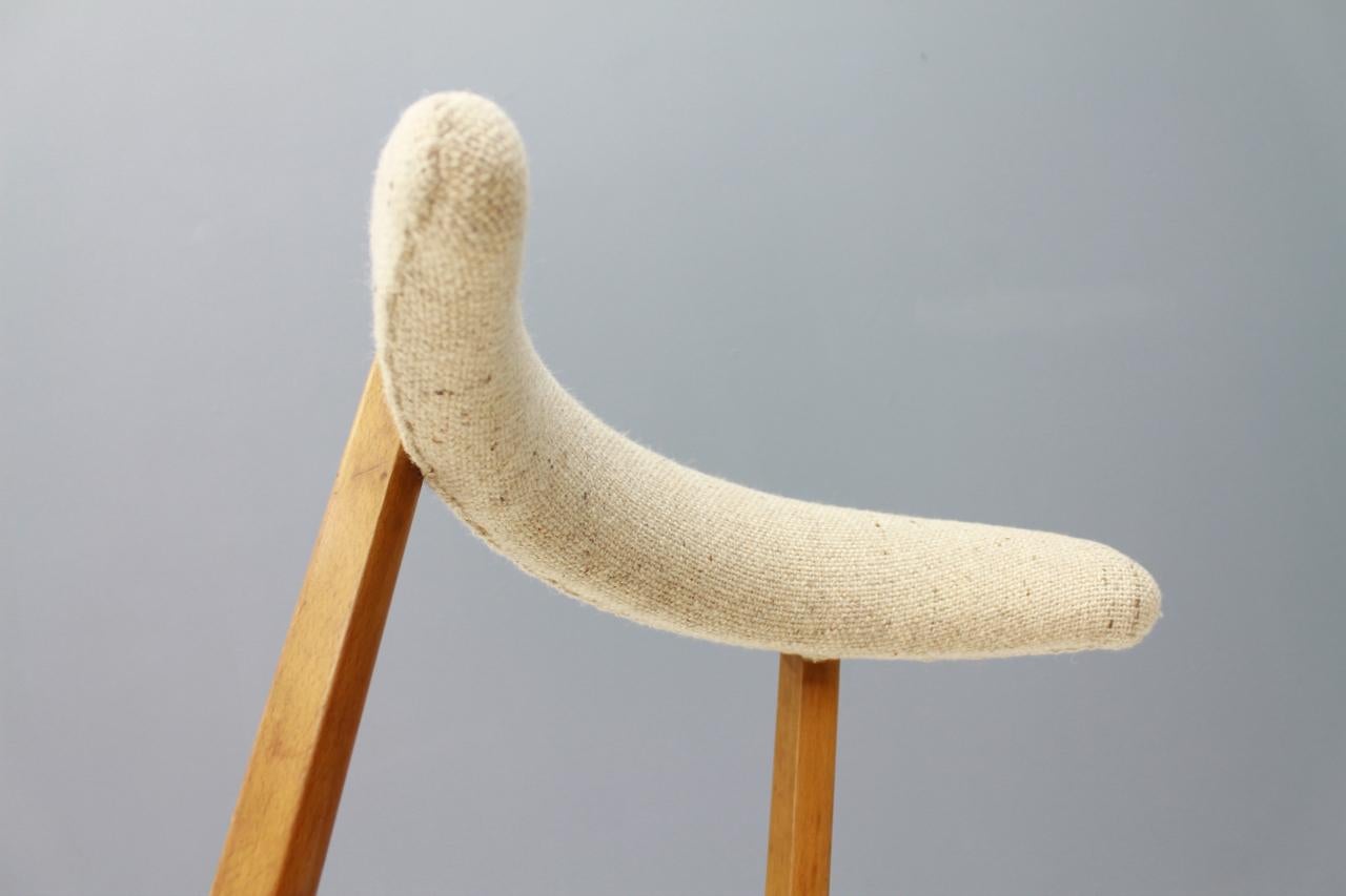 Fabric Organic Chair Cow Horn, Germany, 1950s For Sale