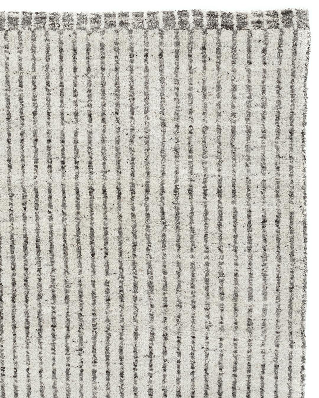 Organic Checker Contemporary Gray Area Rug  10' x 14' For Sale 5