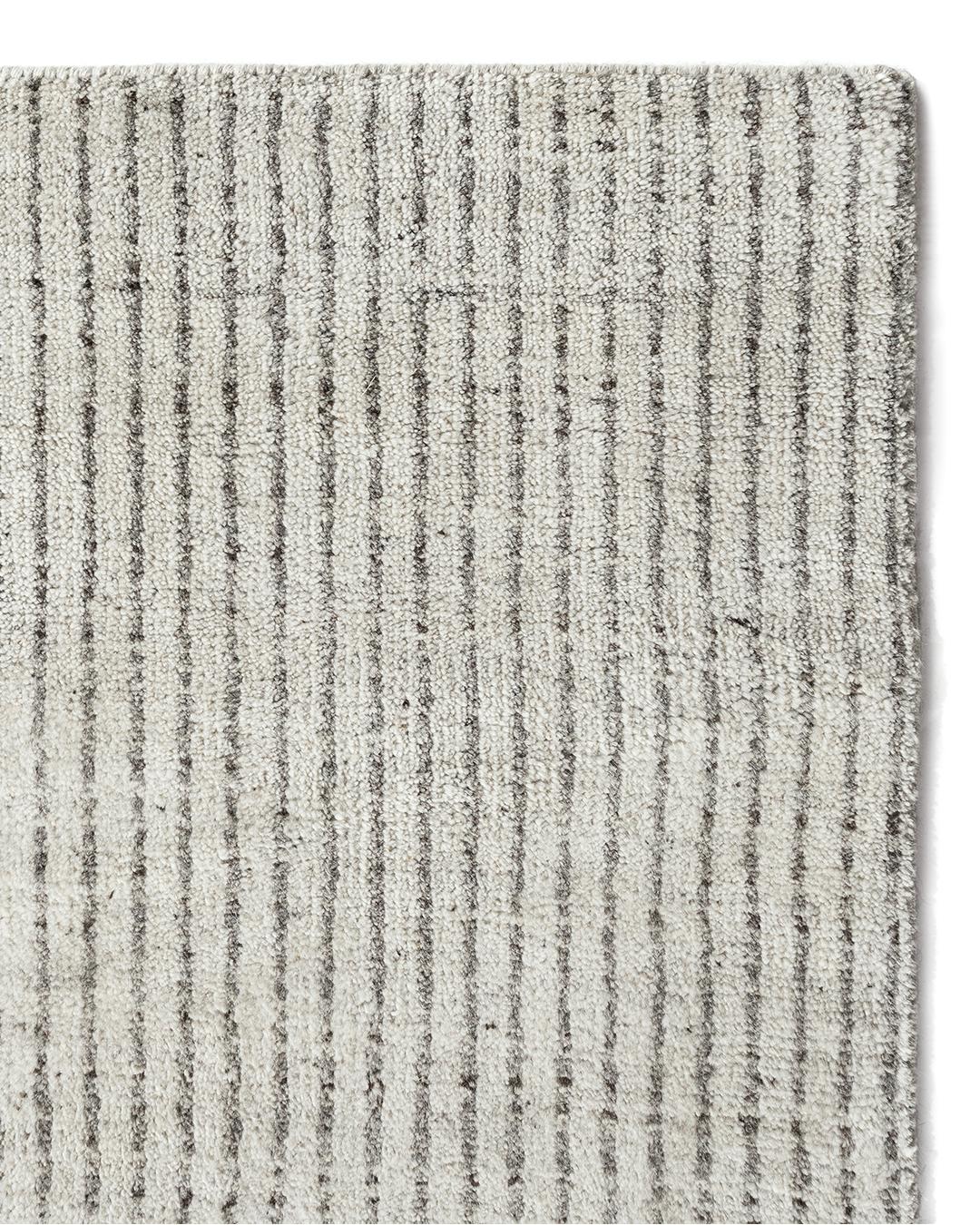 Organic Checker Contemporary Gray Area Rug  10' x 14' For Sale 3