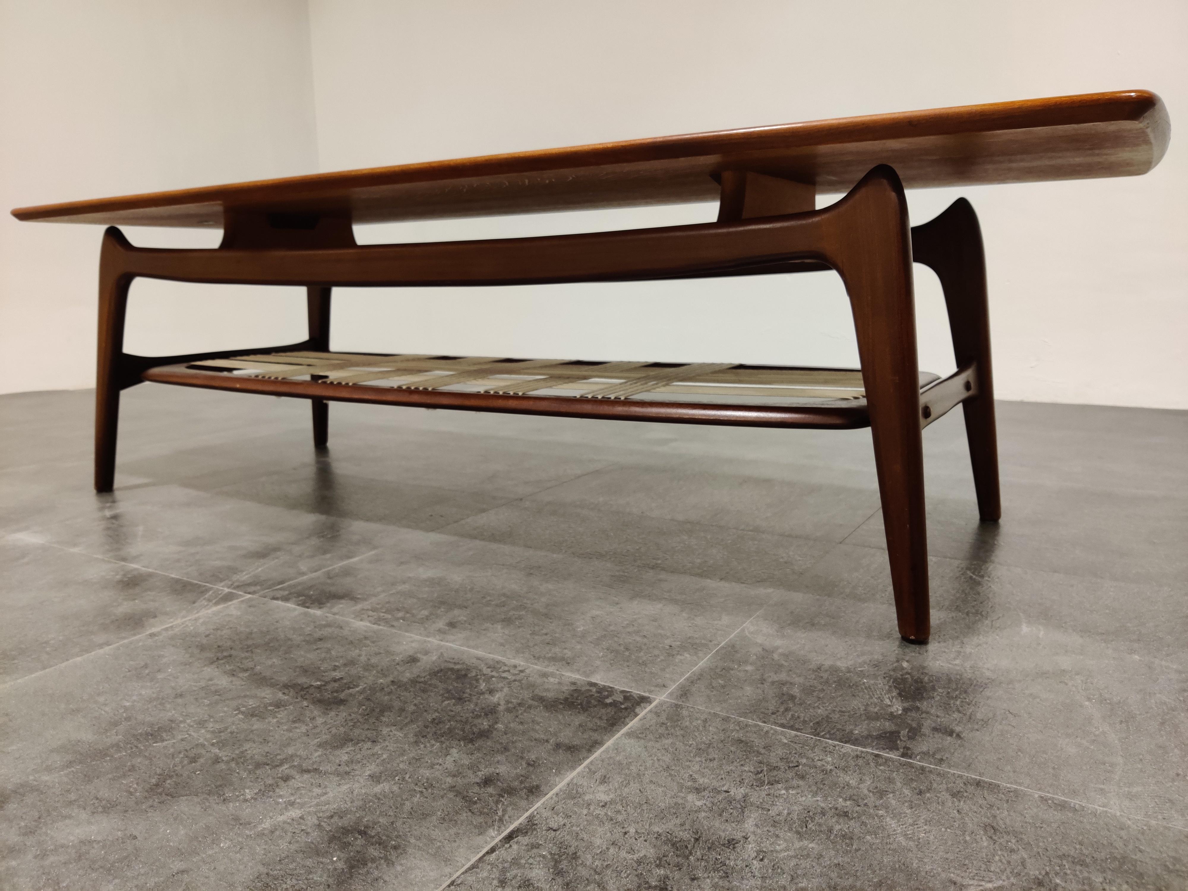 Mid-20th Century Organic Coffee Table by Louis Van Teeffelen for WEBE