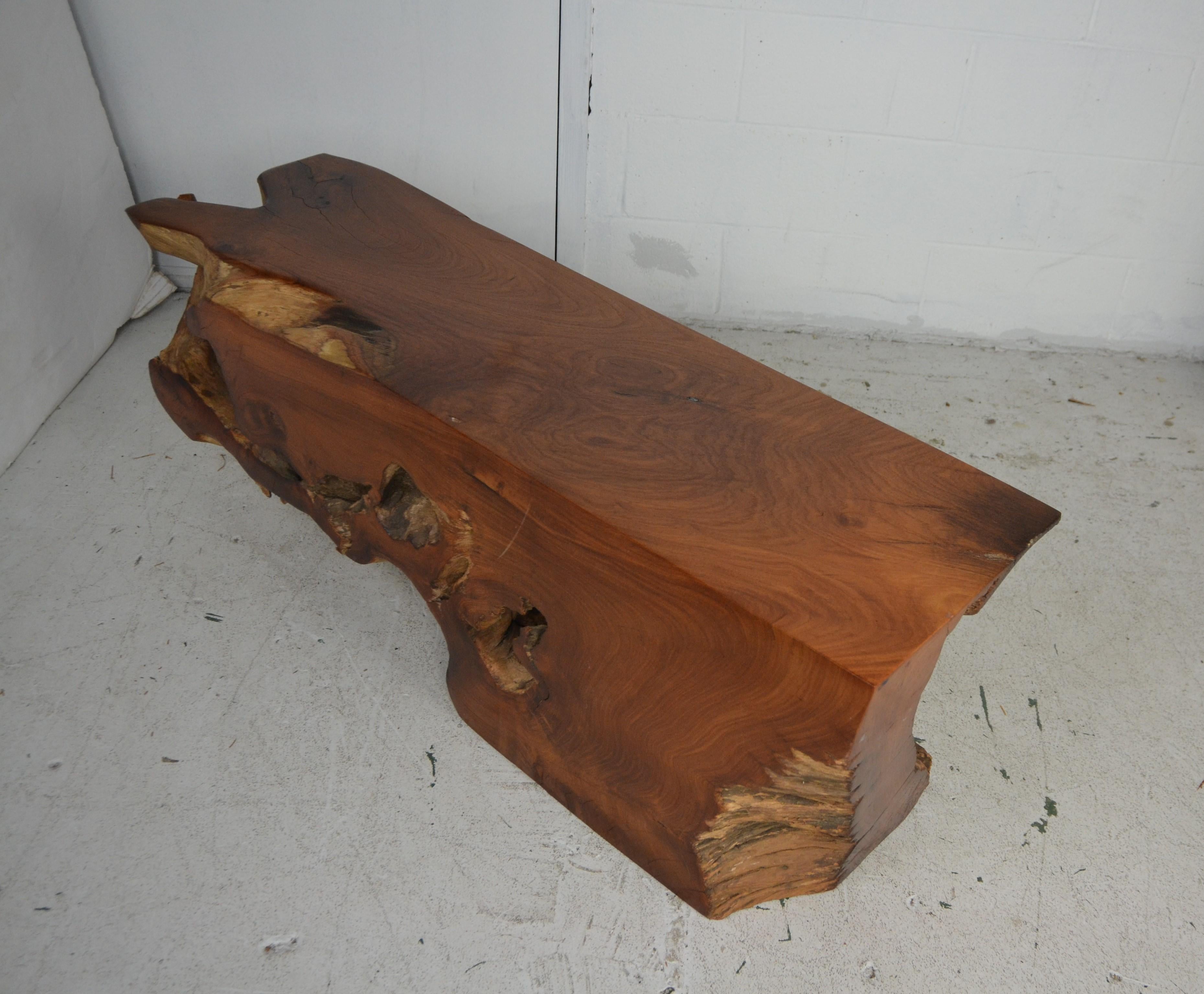 Walnut Organic Wood Bench