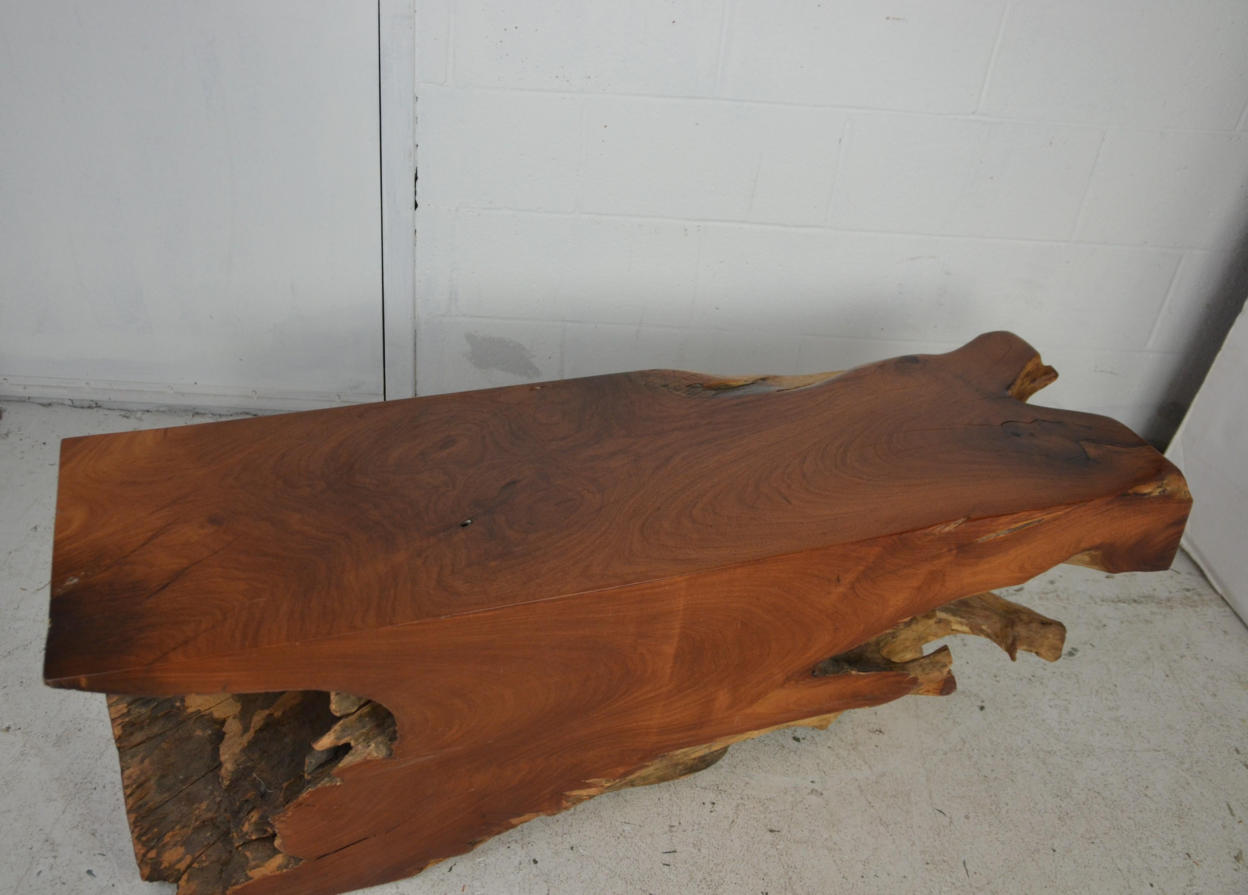 Organic Wood Bench 1