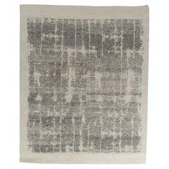Organic Collection Alfombra de Lana Tejida a Mano Gris Beige, 7'9 x 9'9